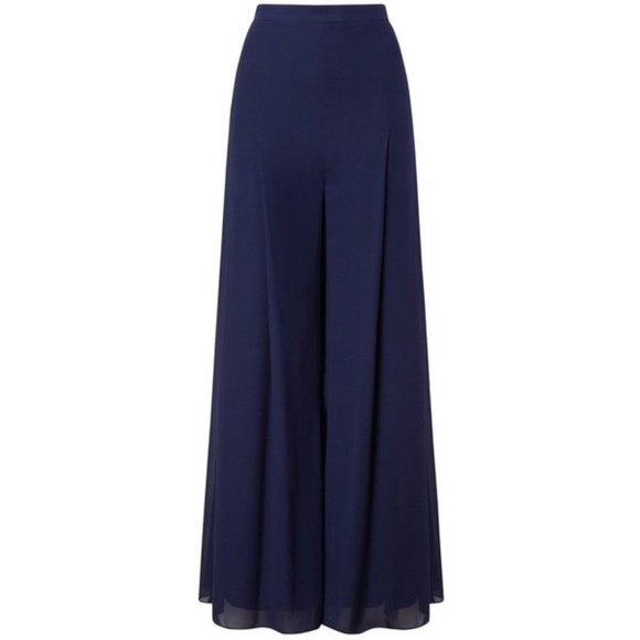 Jacques Vert Chiffon and Jersey Lined Trousers - Picture 1 of 6